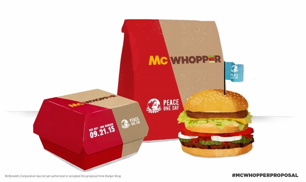 Burger King-Peace One Day-McWhopper2